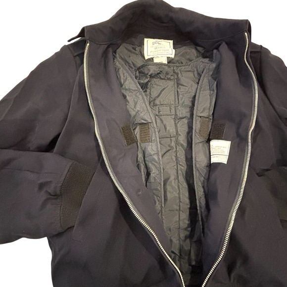 DSCP Wings Collection Jacket Mens 40R Navy Blue Bomber Flight Lined Zip Military - Picture 5 of 8